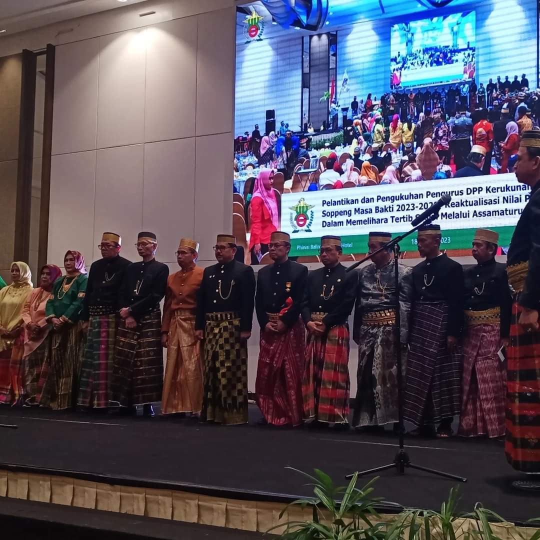Pelantikan dan Pengukuhan Pengurus DPP Kerukunan Keluarga Soppeng 2023-2028