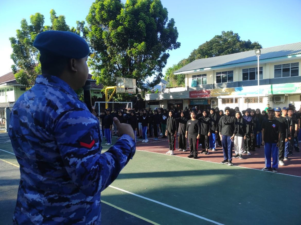 SMK Darussalam Makassar Dan TNI AU Giat Adakan MPLS, Berikut Tujuannya.