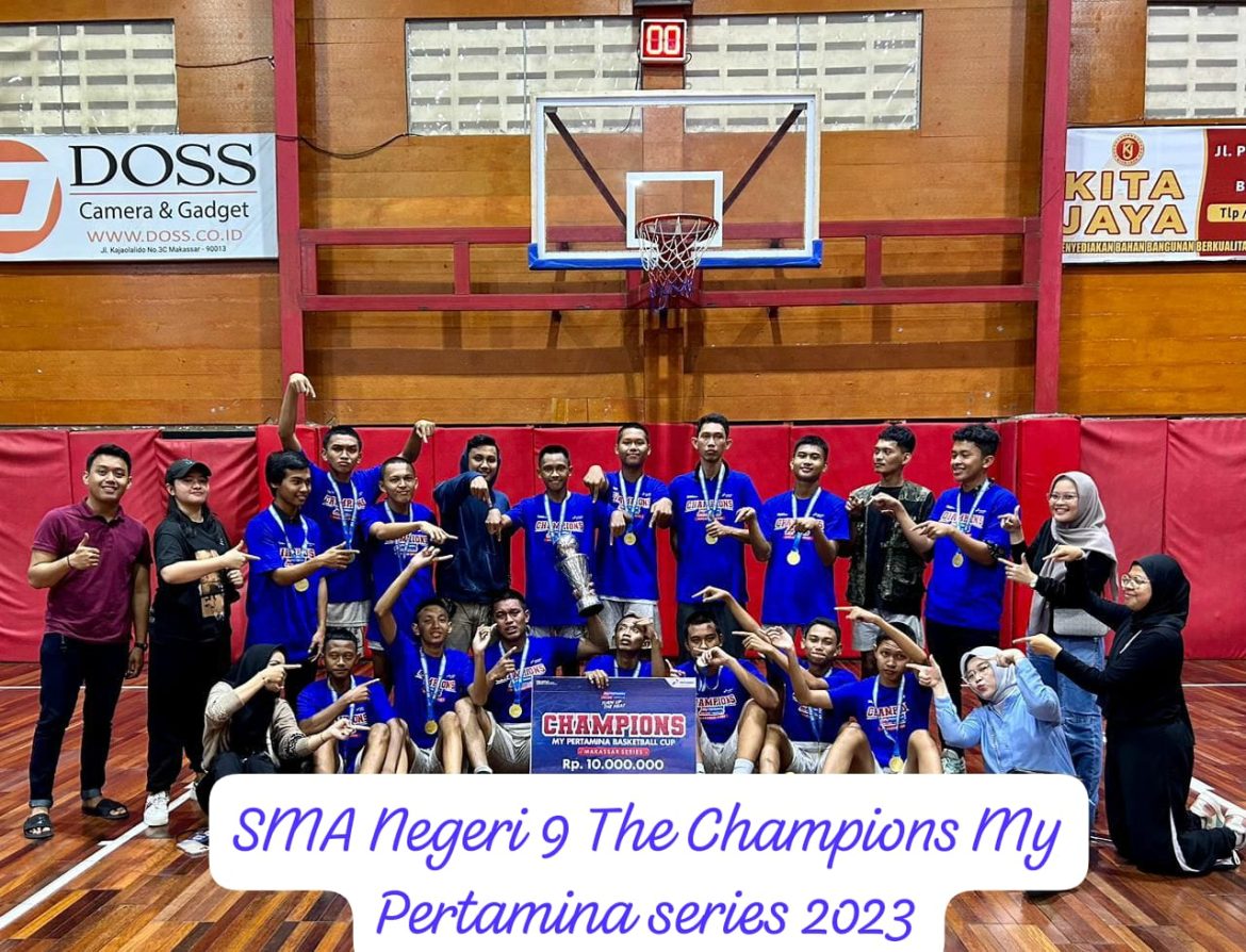 Raih Juara, TIM Basket SMAN 9 Makin Bersinar