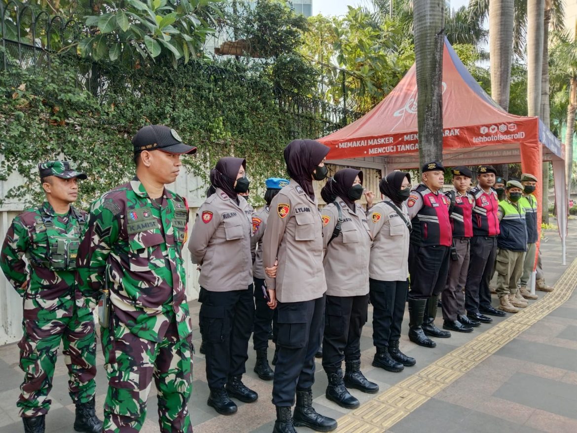 Kodim 0501/JP Bersama Tiga Pilar Melaksanakan Kegiatan Patroli Pengamanan KTT ASEAN Ke-43