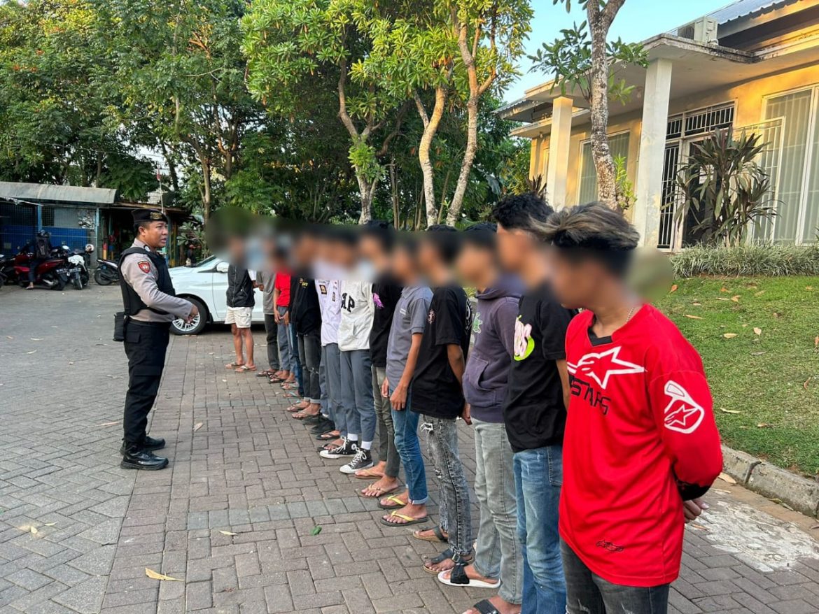 Respon Cepat, Tim Patroli Presisi Polres Gowa Amankan 9 Unit Kendaraan Yang Kerap Lakukan Freestyle