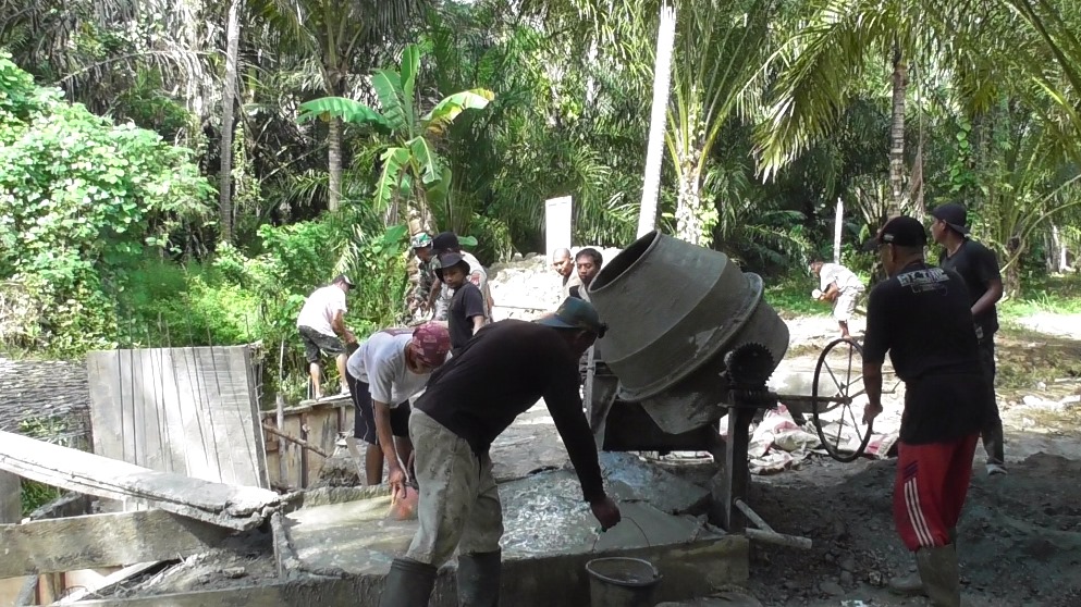 Sasaran Fisik TMMD Kodim 1427/Pasangkayu Memasuki Angka Pengecoran