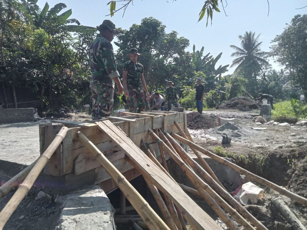 Menengok Progres Pembangunan Plat Duicker Oleh Satgas TMMD Ke 118 Dim 1427/Pasangkayu
