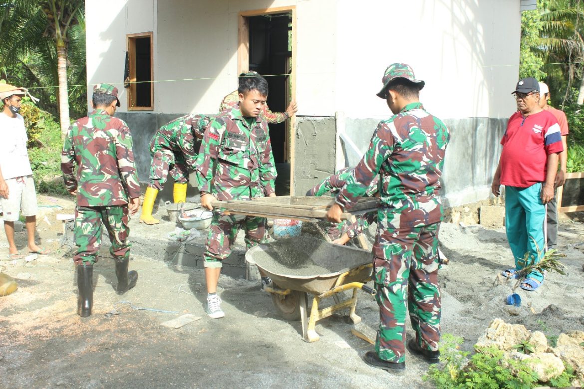 Satgas TMMD 118 Terus Semangat Kejar Target Sebelum Penutupan