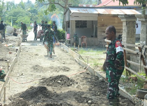 Memasuki Hari Ke 25 Bobot Rabat Beton 80 Persen