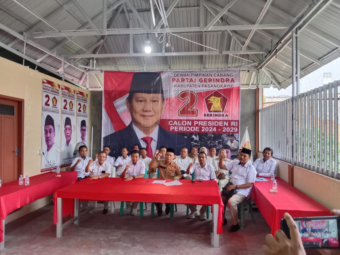 DPC Gerindra Kab. Pasangkayu Sebut Gibran Bakal Calon Dampingi Prabowo Subianto