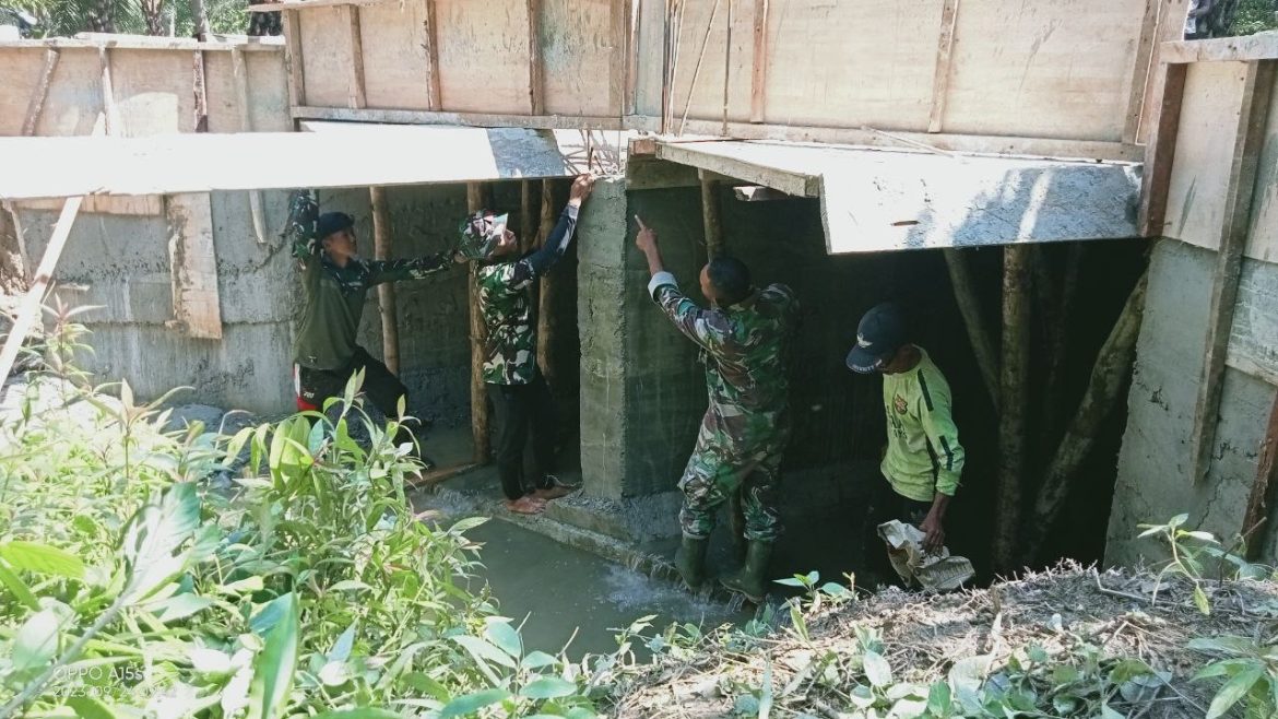 Pembangunan Box Culvert Didusun Tobengo, Tahap Pemasangan Mal