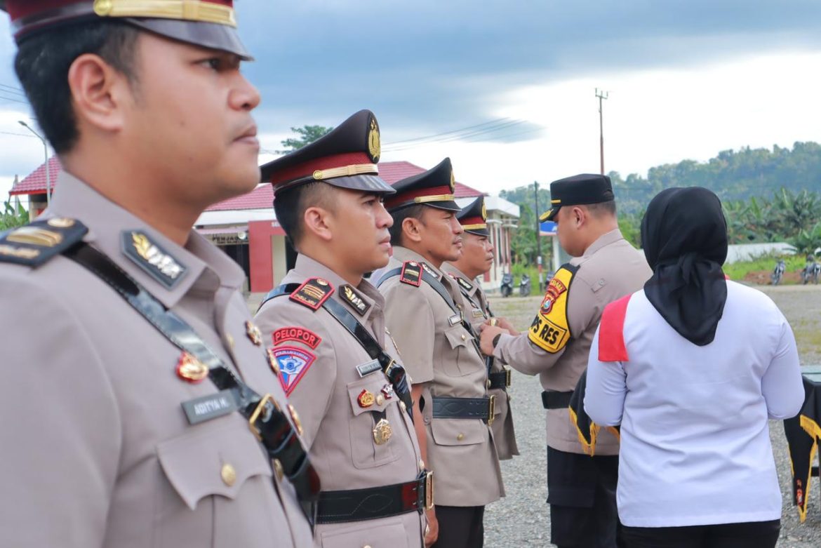 Sejumlah Pejabat Dirotasi, Polres Mateng Gelar Upacara Sertijab dan Acara Kenal Pamit