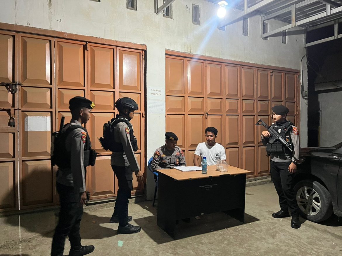 Personil Sat Samapta Polres Mateng Tingkatkan Patroli demi Situasi Aman Jelang Pemilu 2024