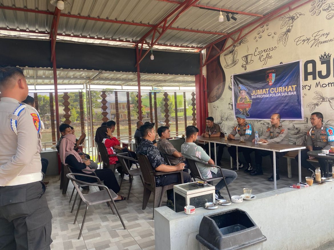 Ini Harapan dan Masukan Masyarakat Karema Saat Bincang Santai dengan Bid Propam Polda Sulbar 