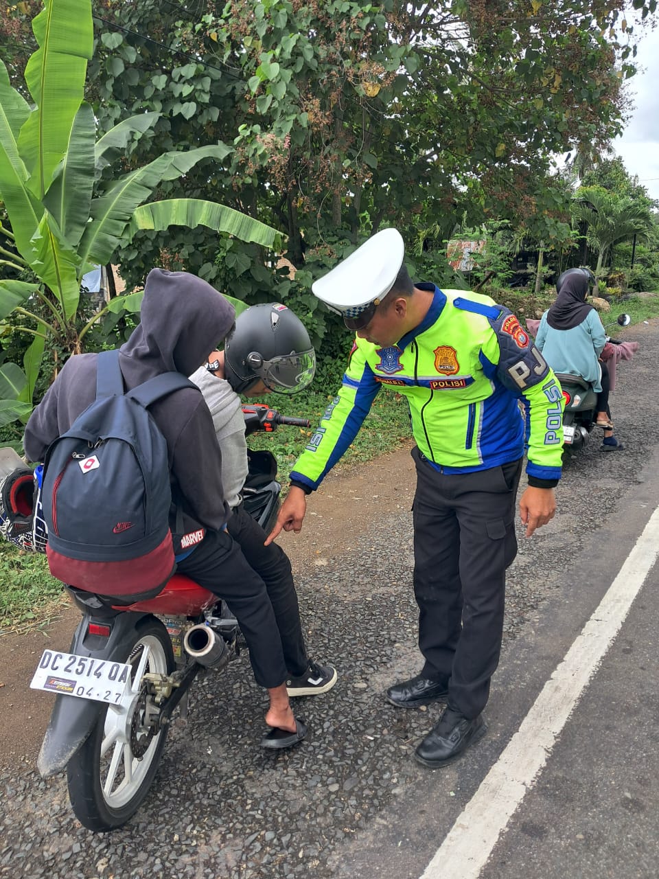 Operasi Keselamatan Marano 2024, Ditlantas Polda Sulbar Tilang Puluhan Kendaraan di Hari ke 10