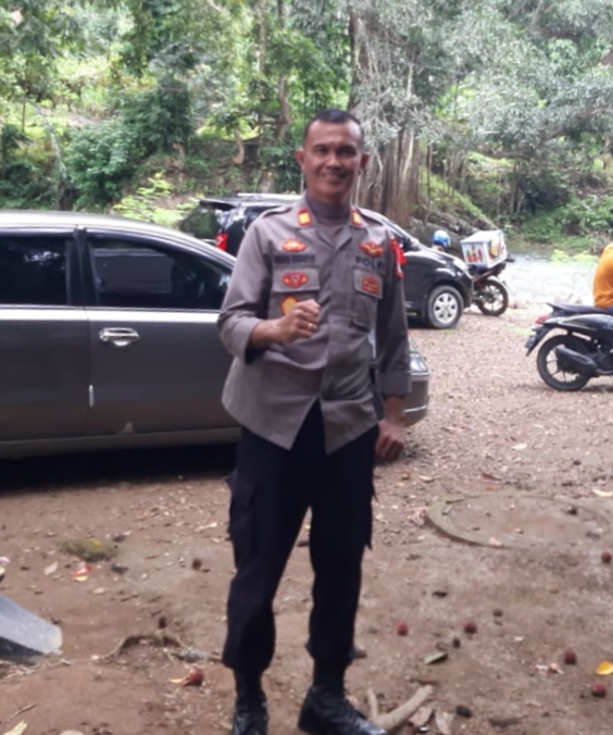 Kapolsek Polewali Pimpin Amankan Objek Wisata Selama Libur Lebaran