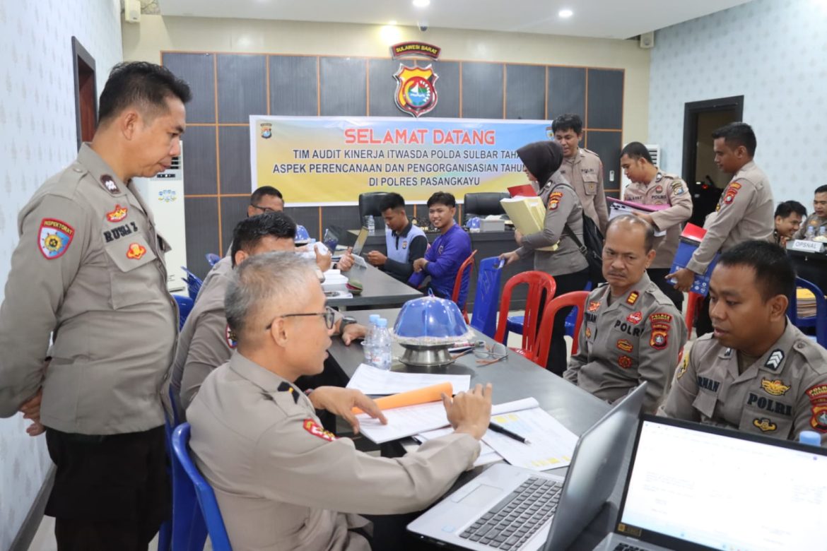 Tim Audit Kinerja Tahap I TA 2024 Itwasda Polda Sulbar di Pasangkayu