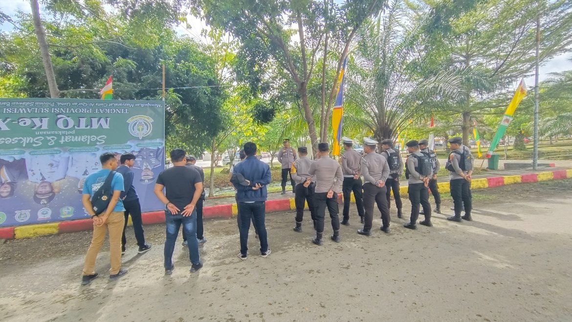 Polres Pasangkayu Lakukan Pengamanan MTQ Ke-X Tingkat Provinsi Sulbar Tahun 2024