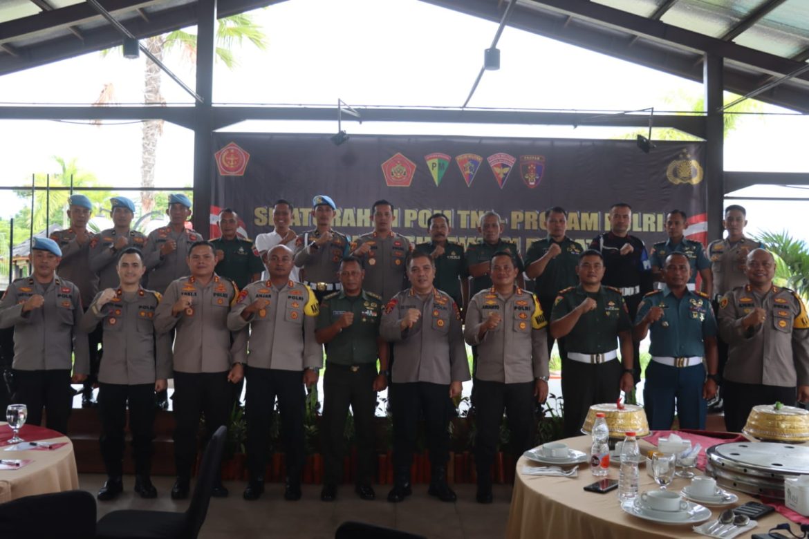 Silaturahmi POM TNI dan Propam Polri Polda Sulbar, Kuatkan Sinergi Menuju Pilkada Serentak 2024