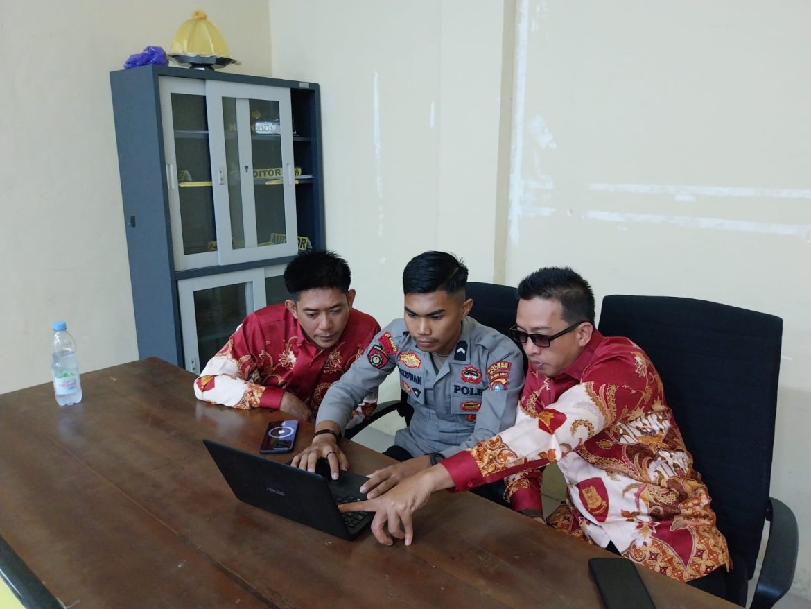 Bidkum Polda Sulbar Laksanakan Sosialisasi dan Bimbingan Tekhnis Pengimputan Aplikasi Sisdivkum di Polres Majene