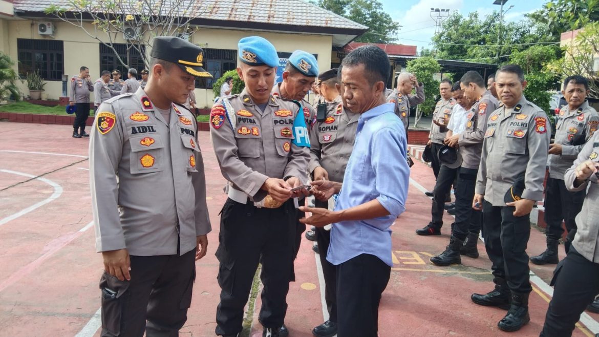 Bid Propam Polda Sulbar Lancarkan Operasi Gaktiplin di Polres Polman, Jaga Disiplin dan Sikap Personel