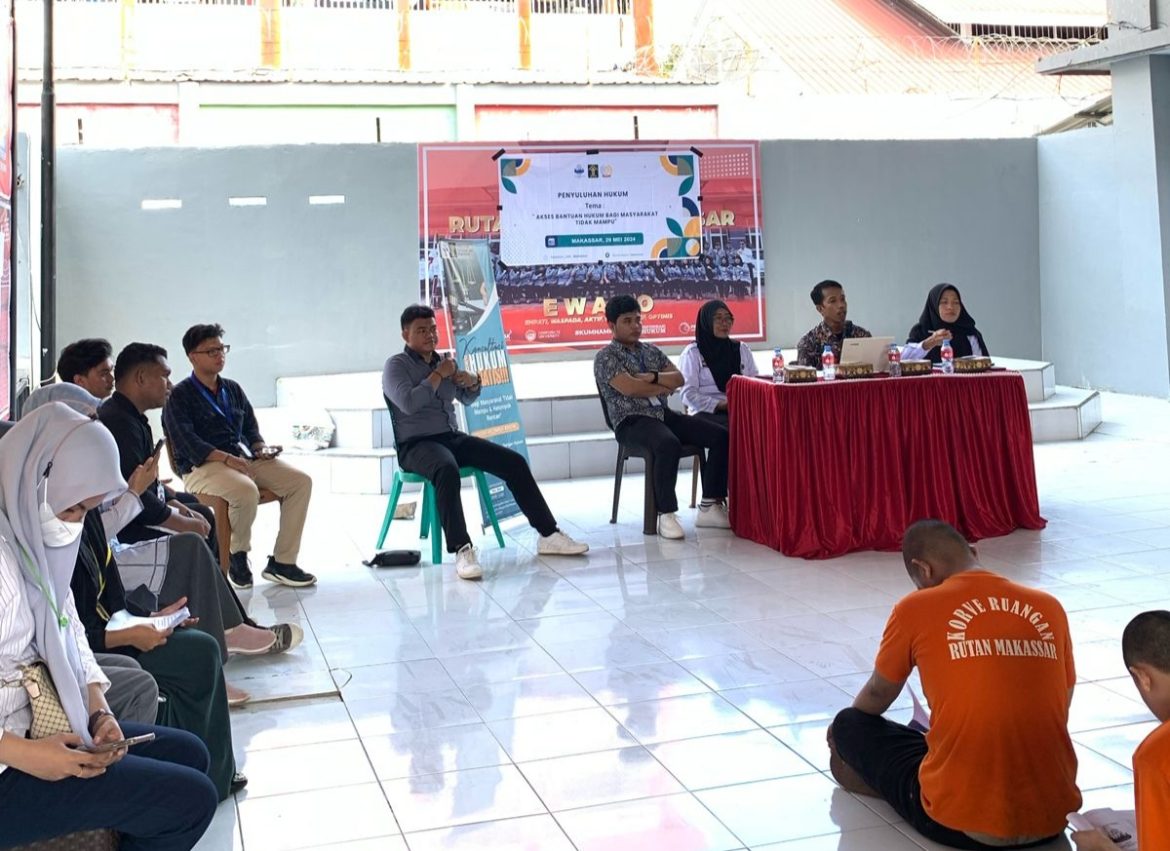 YLBHM Berikan Penyuluhan Hukum Kepada Warga Binaan Rutan Kelas 1 Makassar