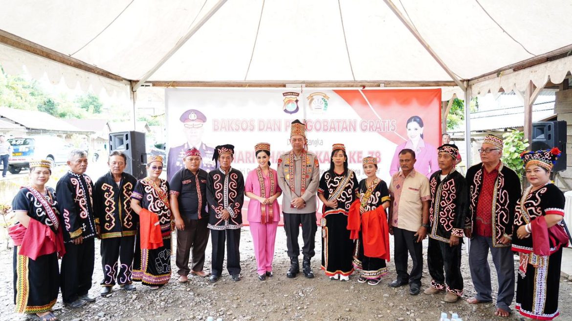 Semarak Bhayangkara ke 78, Kapolda Sulbar Kunjungan Bakti Sosial Ke Bonehau