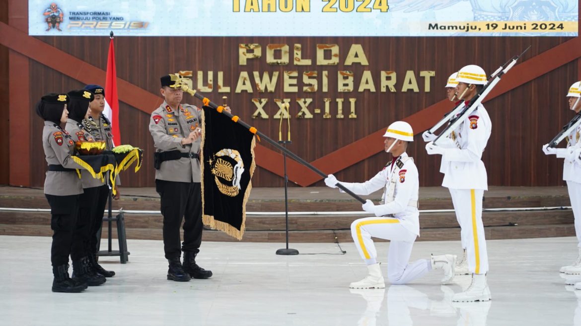 Ritual Pencucian Pataka, Kapolda Sulbar : Kobarkan Semangat, Wujudkan Pengabdian Bhyangkara