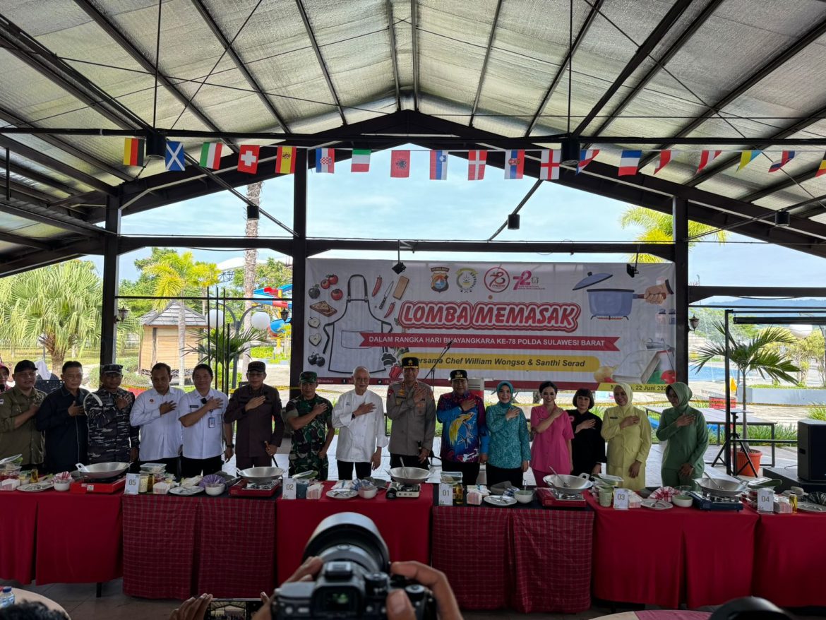 Mengintip Keseruan Lomba Masak yang Digelar Polda Sulbar, Semarakkan Hari Bhayangkara