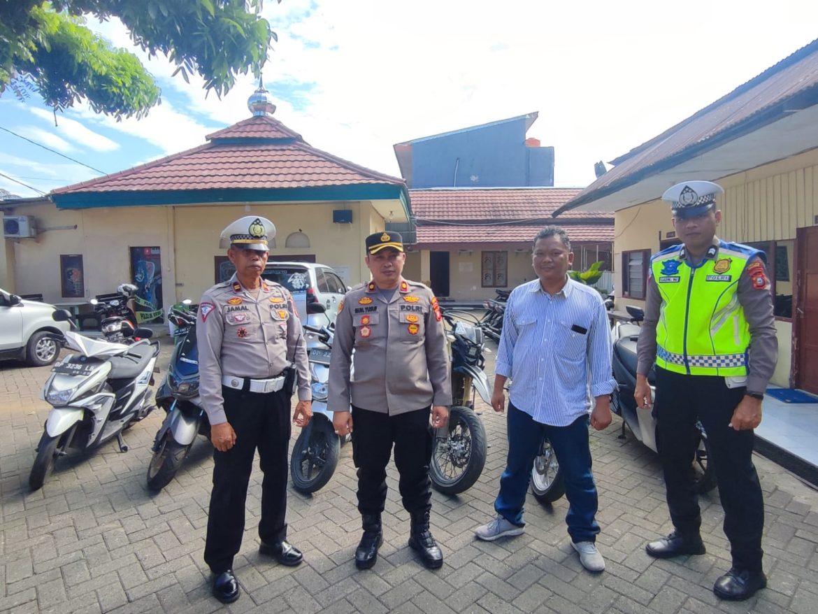 Polsek Tamalanrea Amankan 6 Unit Sepeda Motor Yang diduga Akan Balap Liar Depan Pintu 1 Unhas