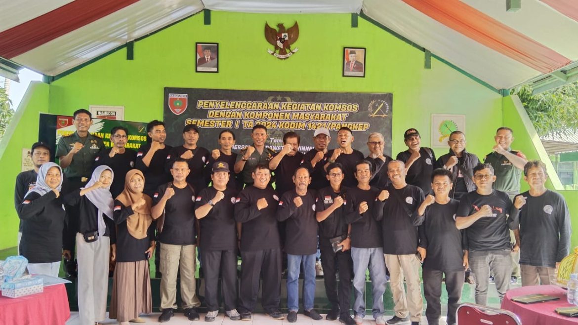 Forum Jurnalis Pangkep (FJP) Lakukan Silaturahmi ke Kodim 1421/Pangkep