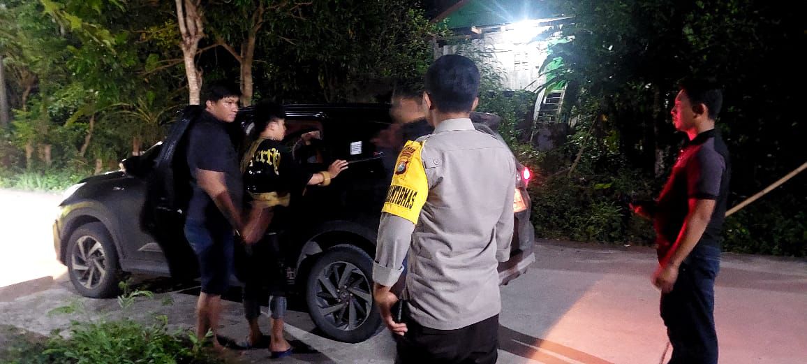 Penangkapan Salah Seorang Tahanan yang Kabur di rutan Polres Polman Oleh Tim gabungan Personil Polres Polman