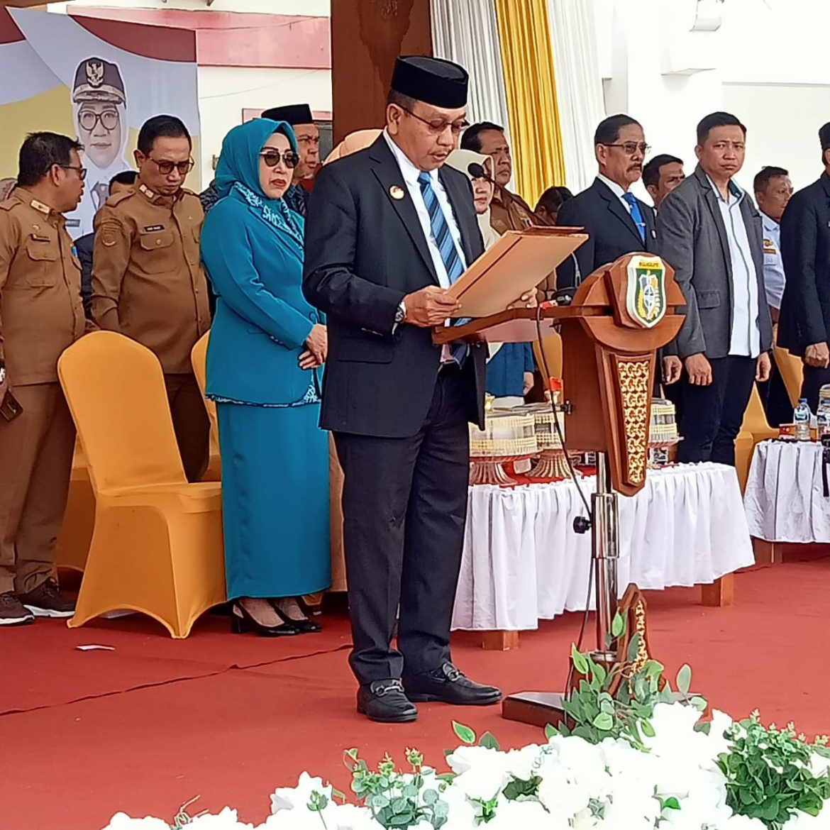 Bupati Yaumil Mengukuhkan Kepala Desa Dan BPD Se-kabupaten Pasangkayu