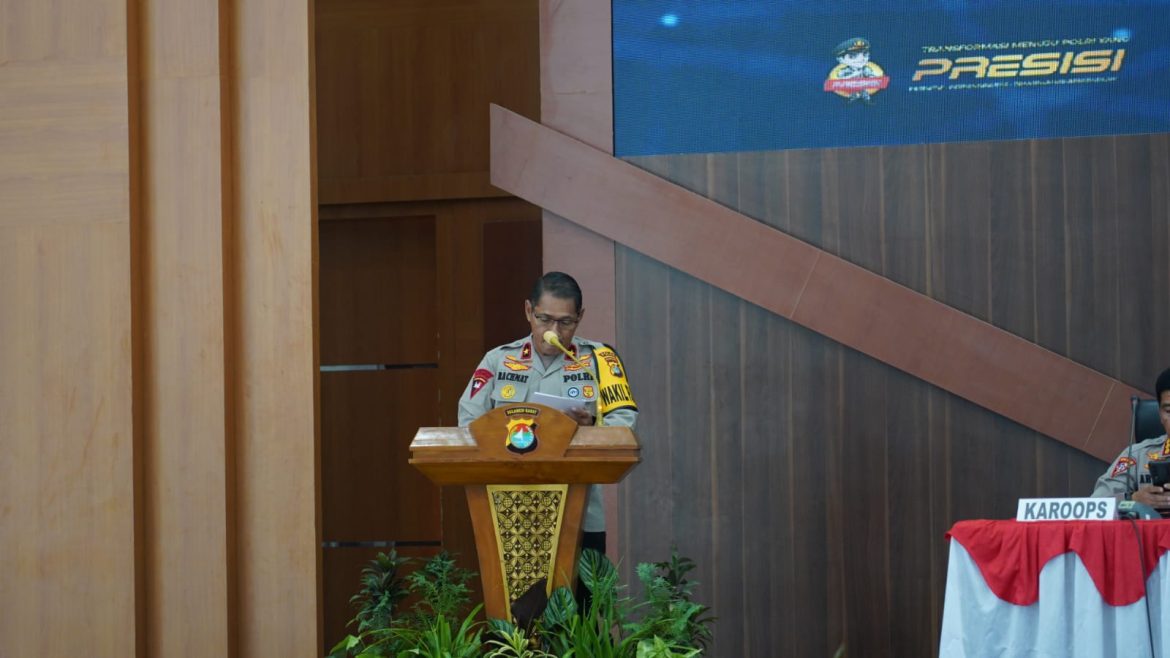 Wakapolda Sulbar Buka Kegiatan Latpra Ops Sikat Marano 2024
