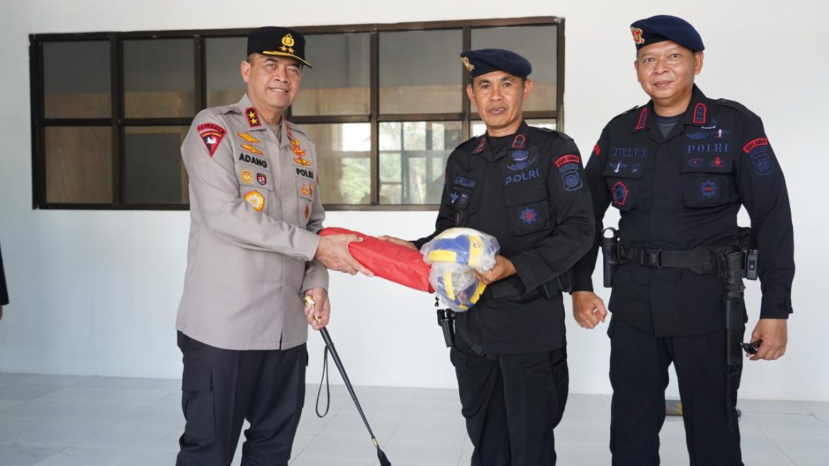 Kapolda Sulbar Kunjungan Ke Markas Kompi 3 Batalyon B Pelopor Brimob di Mateng