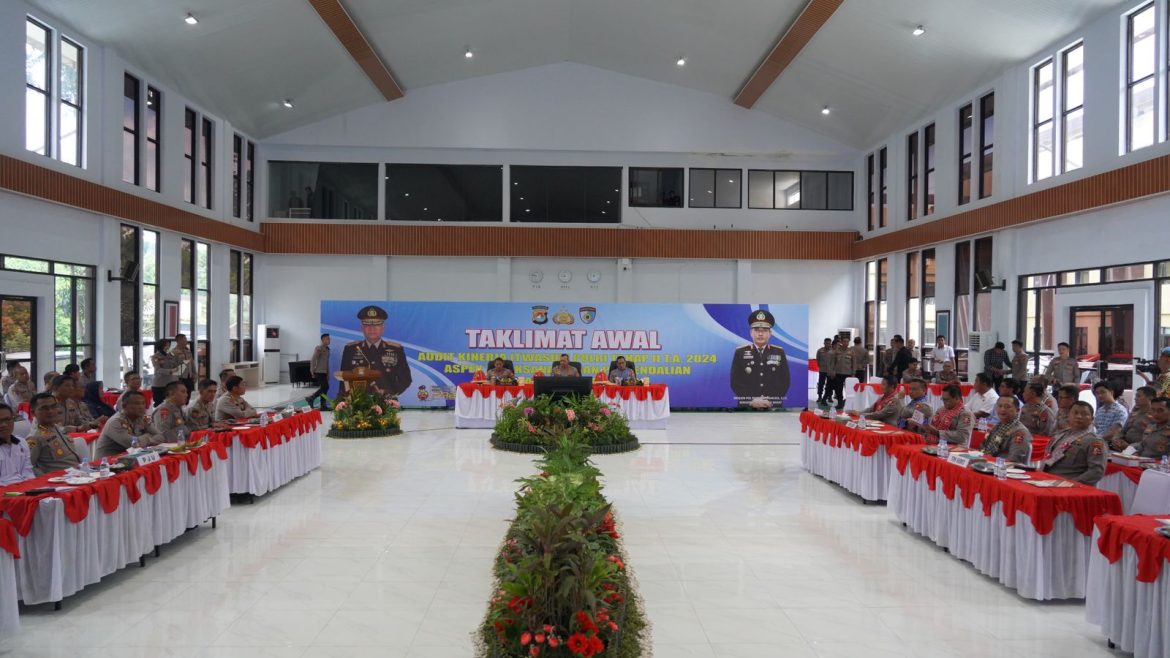 Audit Kinerja Itwasum Polri, Kapolda Sulbar : Tingkatkan Kinerja Dan Optimalkan Capaian Tugas Pokok