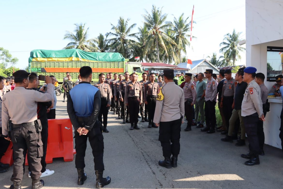 Tradisi Penyambutan Bintara Remaja Polri Angkatan 50 Di Polres Pasangkayu