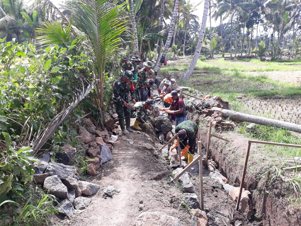 Program TMMD ke-121 Kodim 1615/Lotim Berikan Dampak Positif Untuk Desa Kesik Dan Desa Loyok