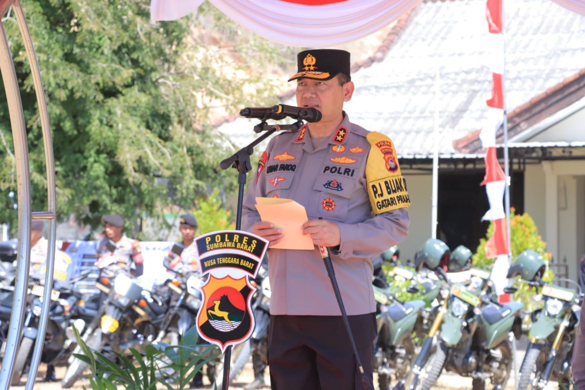 Kapolda NTB Lakukan Kunjungan Kerja Mako Polres Sumbawa Barat