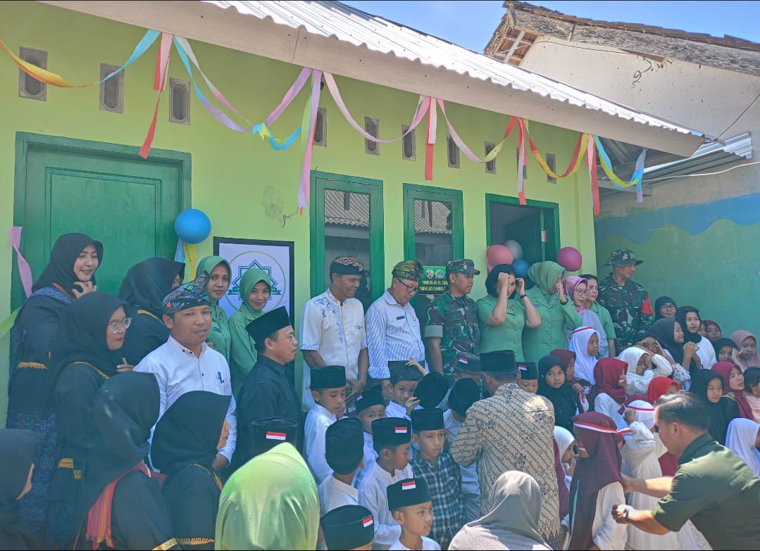 Rampung 100 persen, TPQ Al Khair Di Resmikan, Pengasuh Berjanji Akan Menjaga Dan Meramaikannya