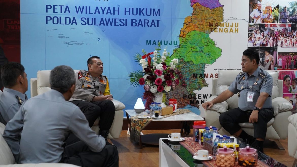 Kapolda Sulbar Terima Kunjungan Kemenkuham, Ini Pembahasannya!