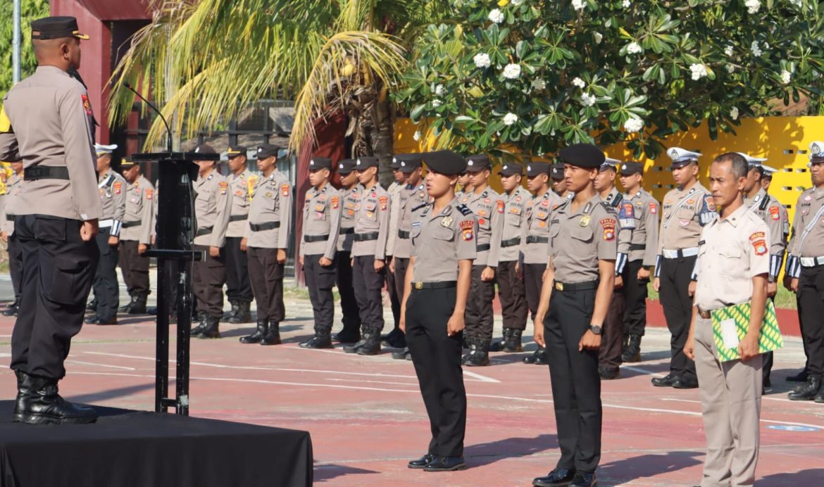 Kapolres Polman Pimpin Upacara Peringatan Dalam Rangka Hari Kesadaran Nasional