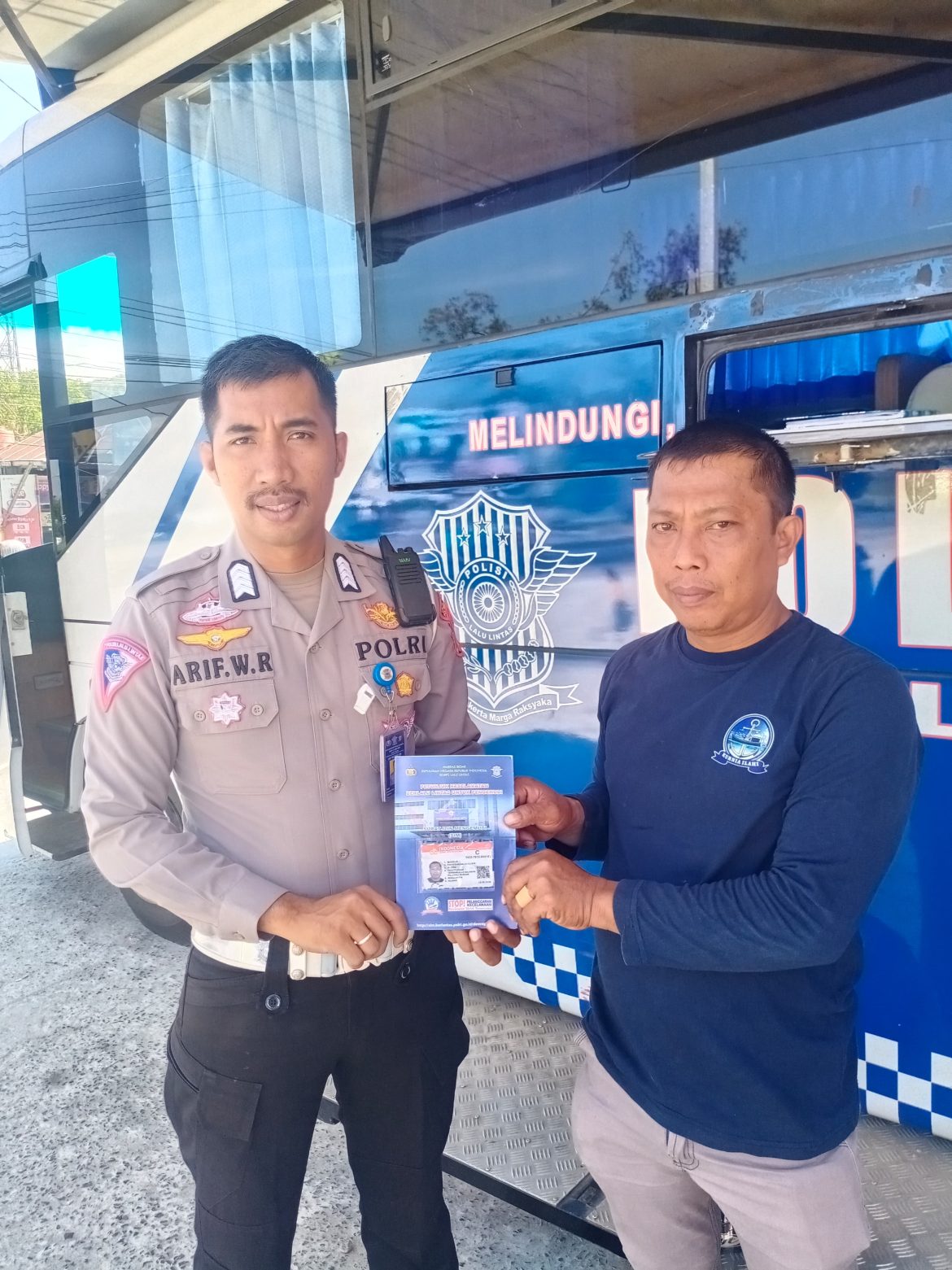 Sat Lantas Polres Polman Laksanakan Kegiatan SIM Keliling Untuk Memudahkan Masyarakat