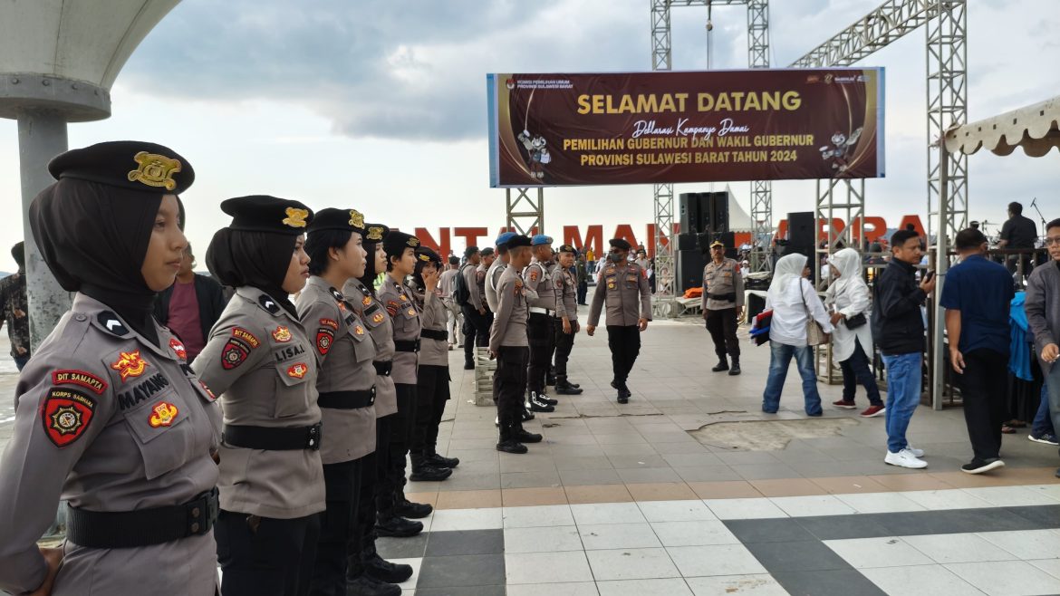 Pastikan Deklarasi Damai Cagub-Cawagub Aman Dan Lancar Polda Sulbar Maksimalkan Pengamanan