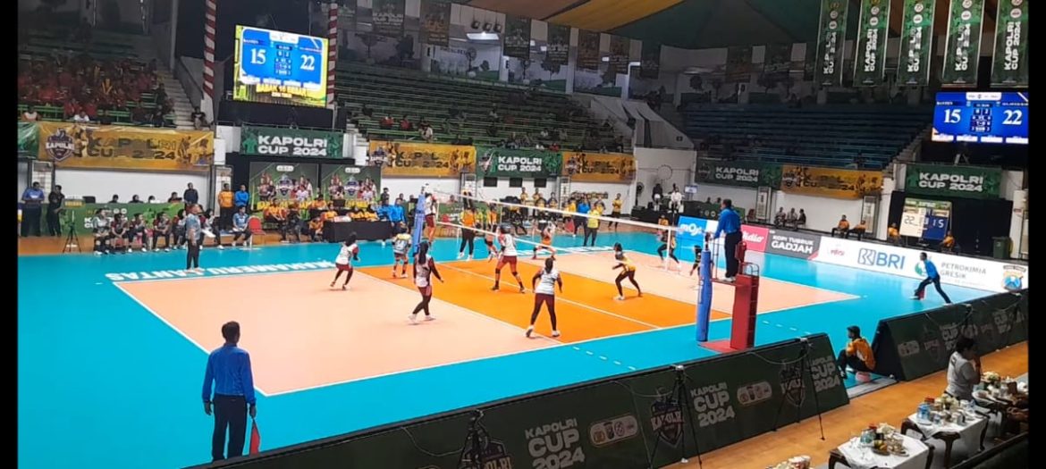 Tim Bola Voli Polda Sulbar Bantai Tim Banten Di Kejuaraan Kapolri Cup Skor Telah 3-0