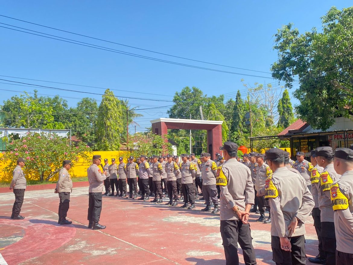 Kapolres Polman Pimpin Anev Bulanan Bhabinkamtibmas Jajaranya