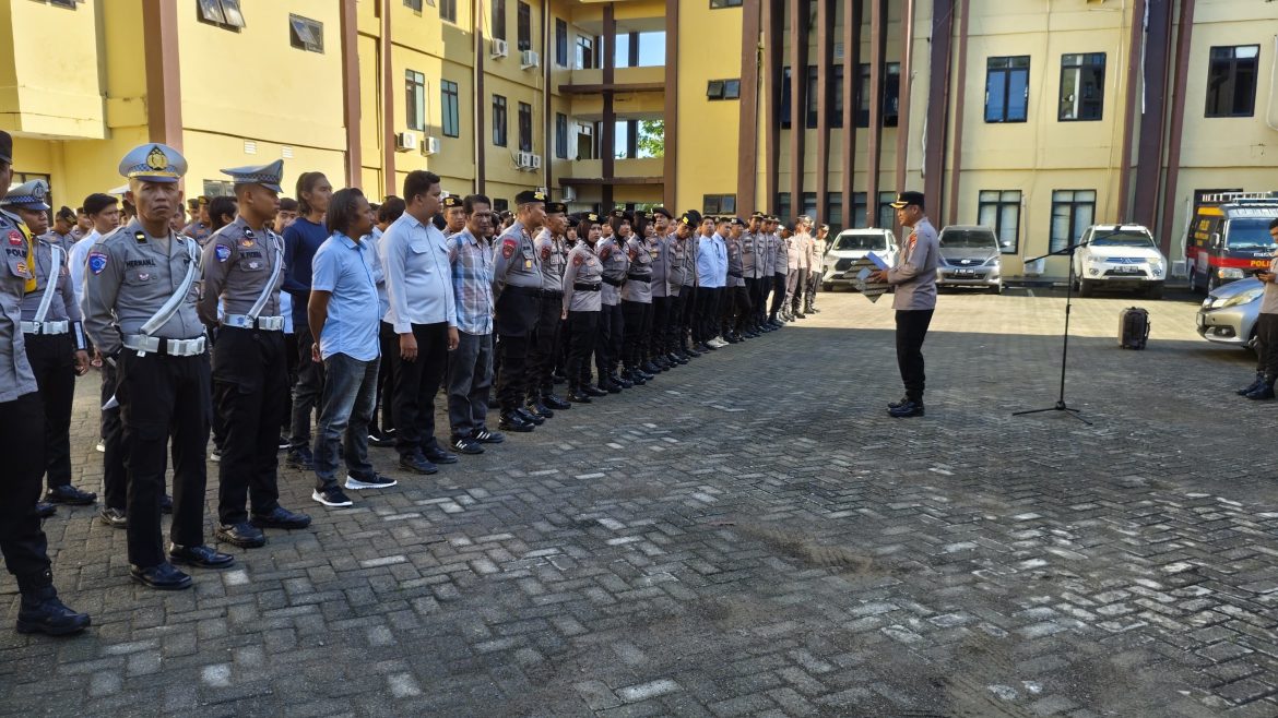 Polda Sulbar Terjunkan Ratusan Personel, Perkuat Pengamanan Kampanye Di Mateng