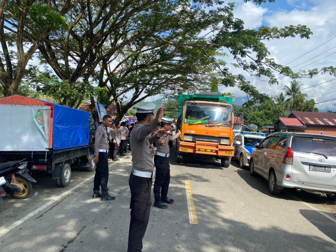 Satgas OMP Marano Polda Sulbar Sukses Amankan Kampanye Cagub-Cawagub SDK-JSM 