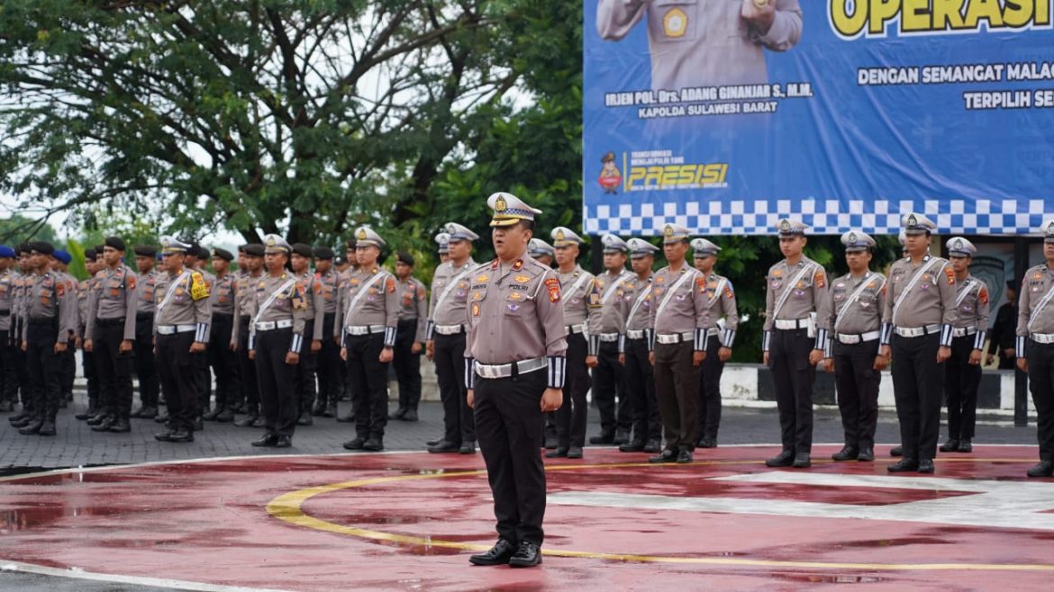 Operasi Zebra 2024, Kapolda Sulbar : Junjung Tinggi Amanah Dalam Menjaga Kamseltibcarlantas 