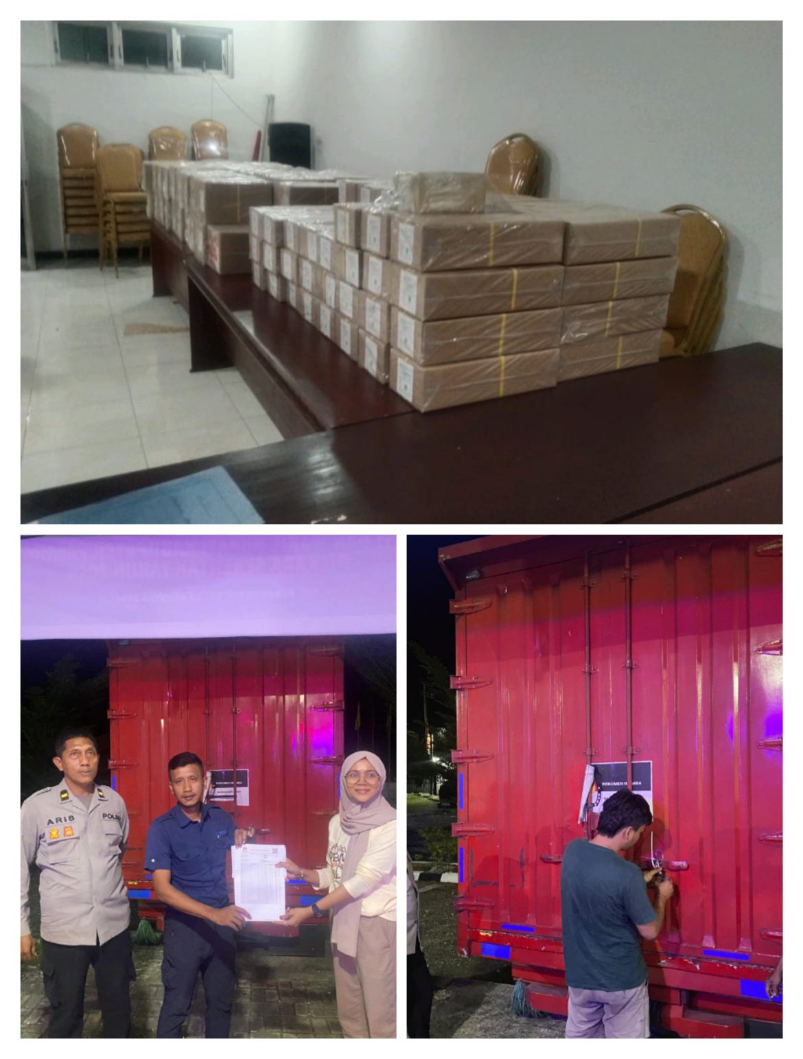 Polres Pasangkayu Kawal Ketat Logistik Pilkada Sampai Di Gudang KPU 