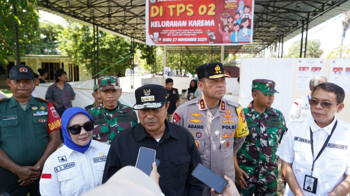 Kapolda Sulbar Bersama PJ. Gubernur Cek Pengamanan Di TPS, Pastikan Pilkada Aman