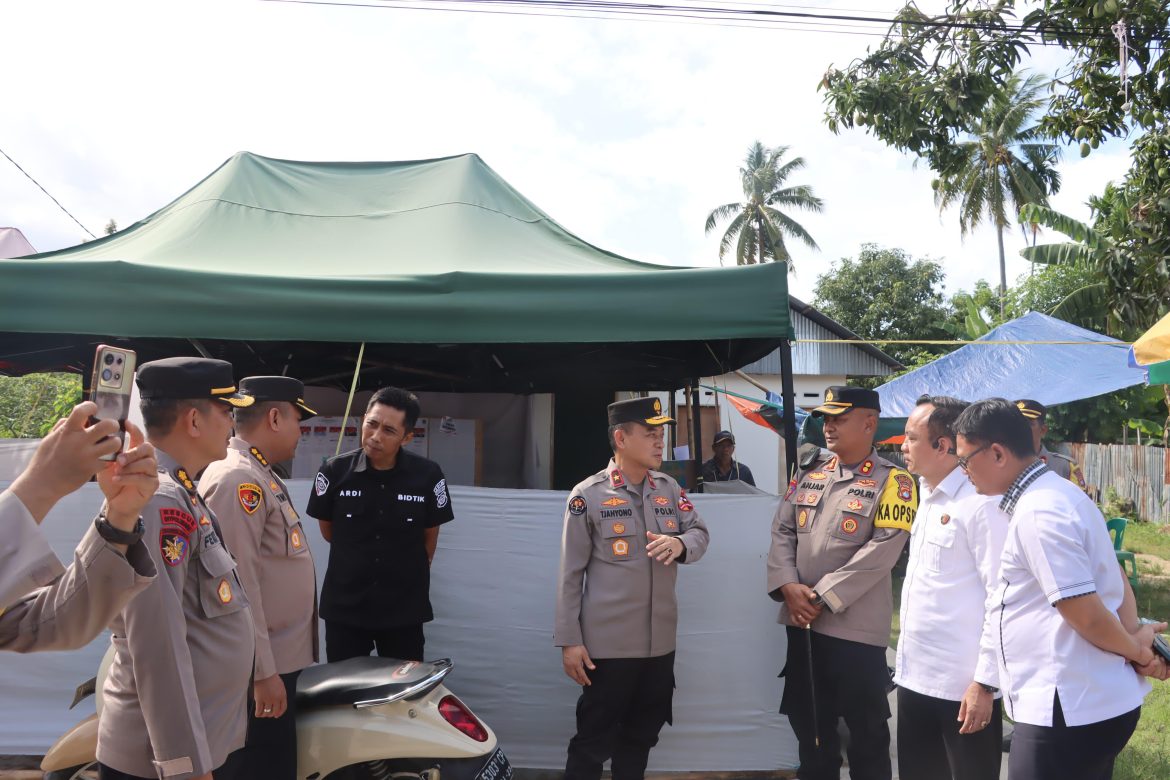 Pamatwil Mabes Polri Cek Kesiapan Pengamanan Pelaksanaan Pemungutan Suara Pilkada 2024 Di Sulbar