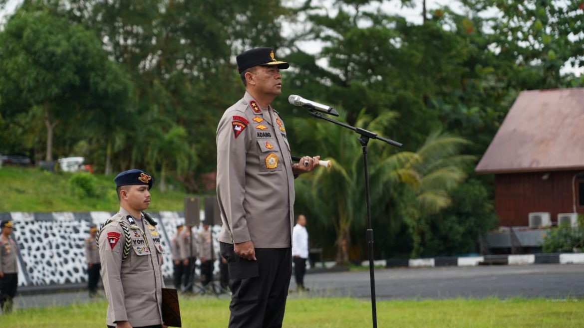 Kapolda Sulbar Apresiasi Kinerja Personel : Kasus Kriminal Menurun Di Tahun 2024