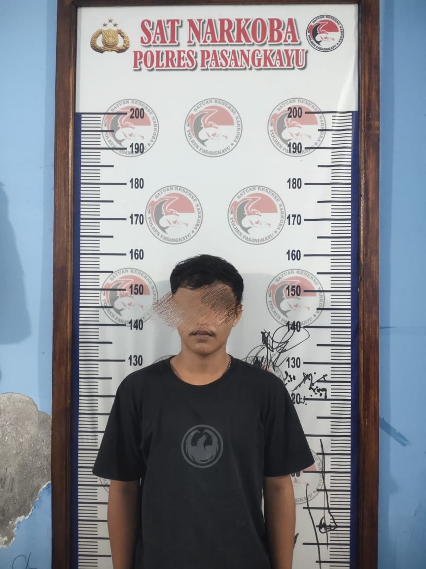Tim Opsnal Satuan Reserse Narkotika Pasangkayu, Berhasil Menangkap Dua Pria Asal Letawa Kecamatan Sarjo.!